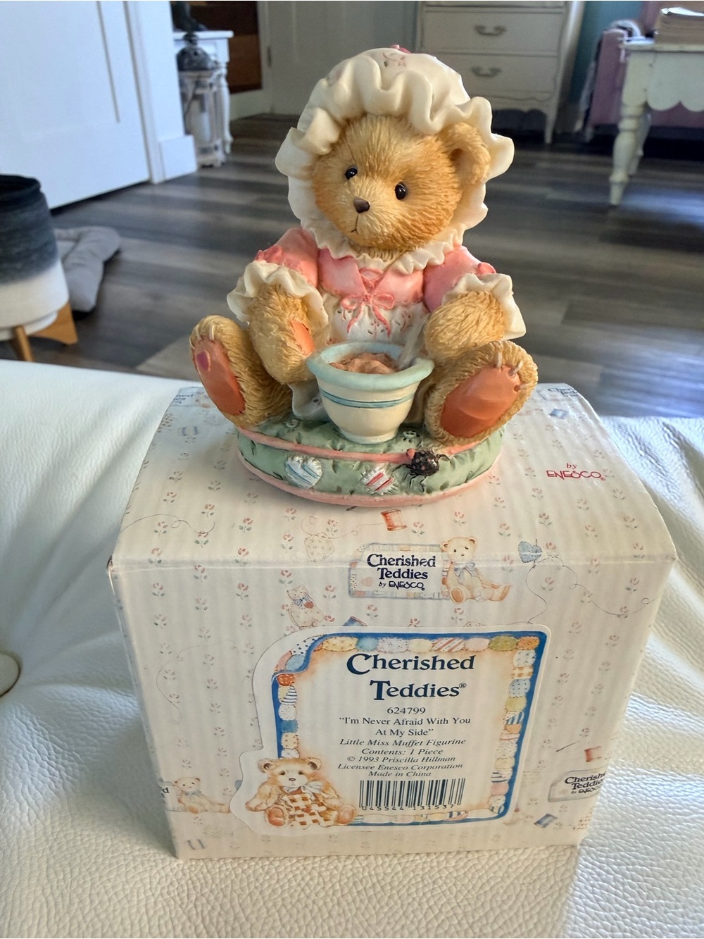Cherished Teddies Little Miss Muffet I’m Never Afraid With you by my Side